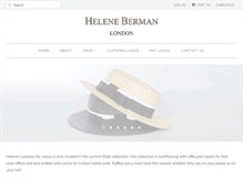 Tablet Screenshot of heleneberman.com
